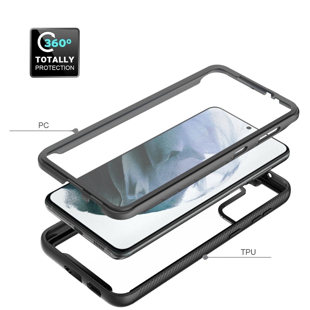 Samsung Galaxy S21 Plus Full Protection Case Schwarz