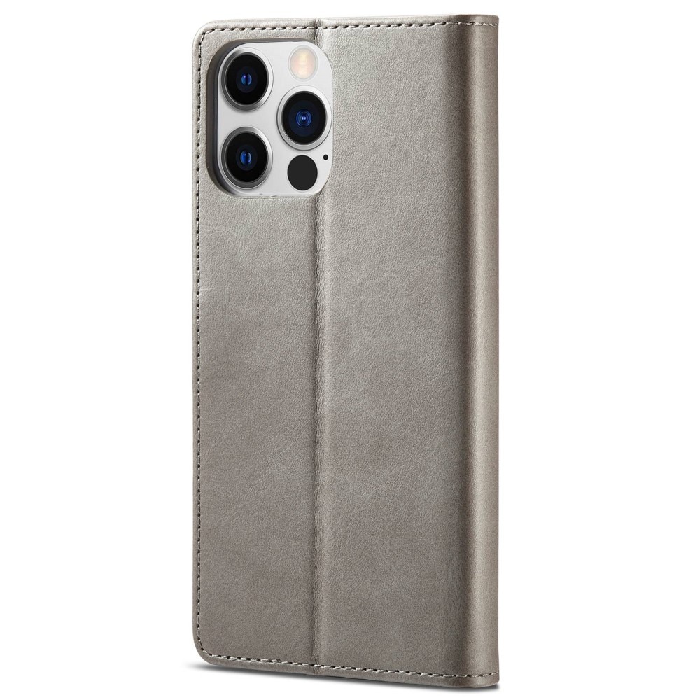 Portemonnaie-Hülle iPhone 14 Pro Grau