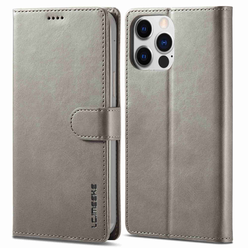 Portemonnaie-Hülle iPhone 14 Pro Grau