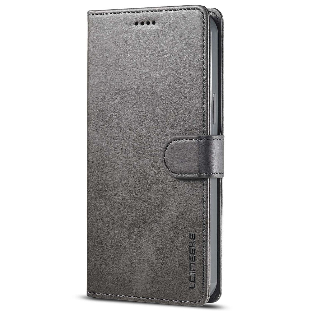 Portemonnaie-Hülle iPhone 14 Plus Grau