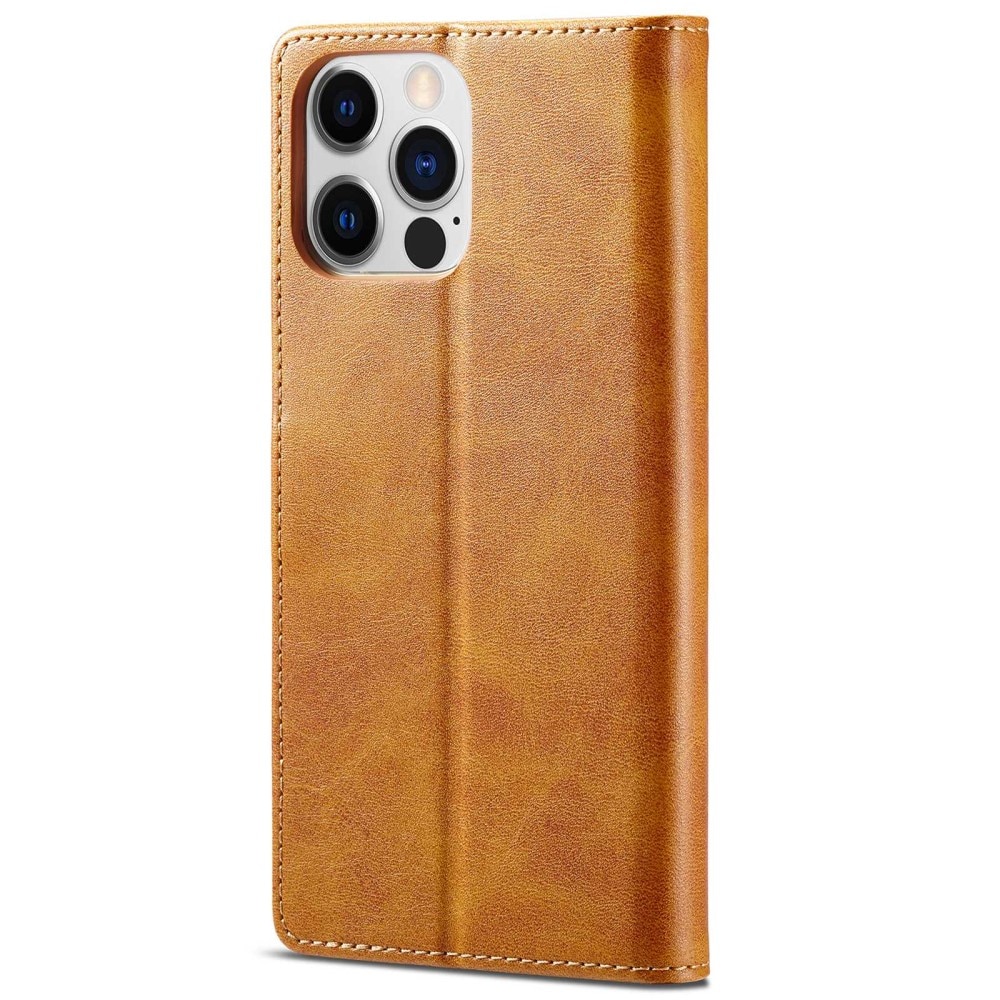 Portemonnaie-Hülle iPhone 14 Pro Max Cognac