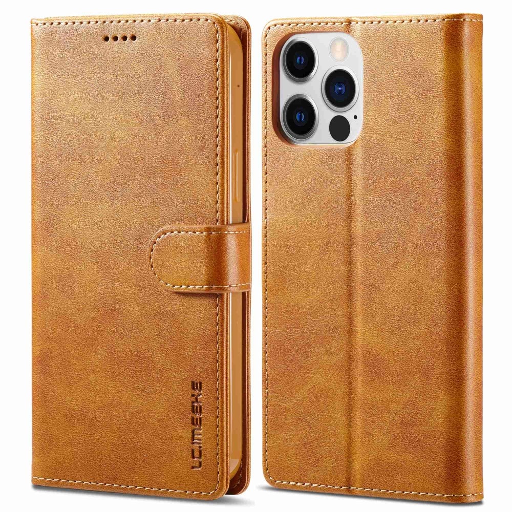 Portemonnaie-Hülle iPhone 14 Pro Max Cognac