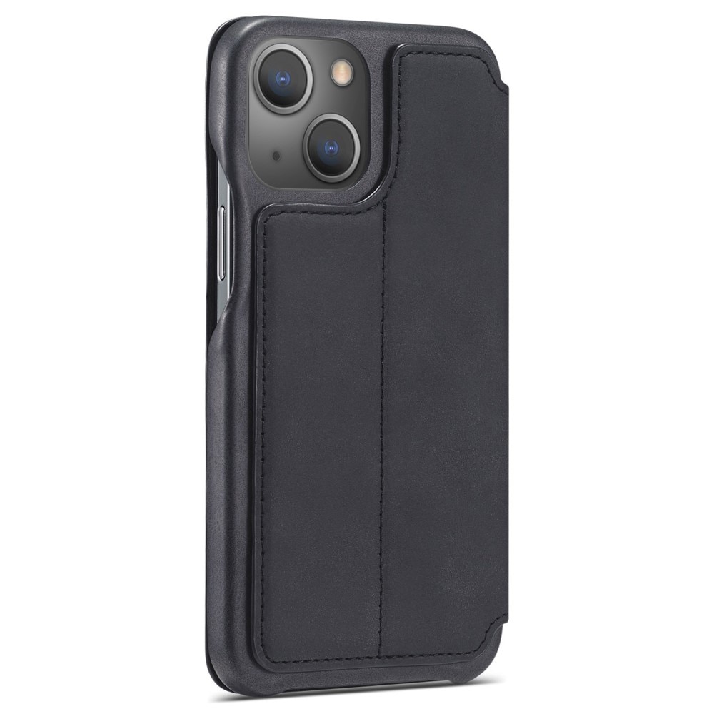 Slim Portemonnaie-Hülle iPhone 14 Schwarz