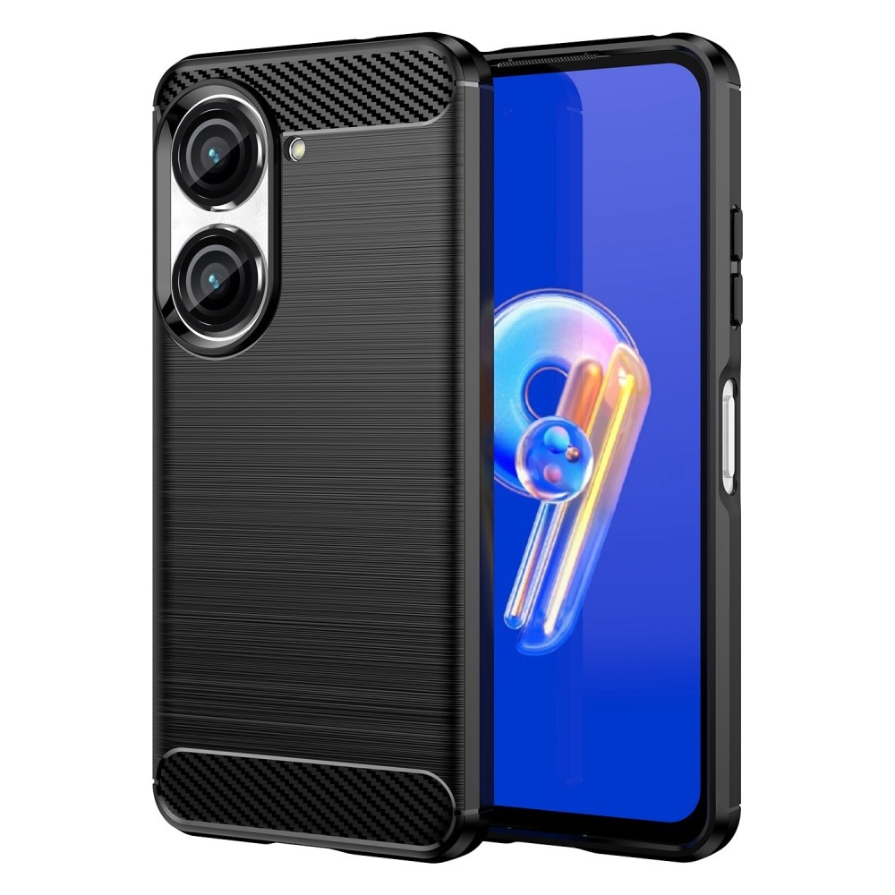 Asus Zenfone 9 Hülle TPU Brushed Black