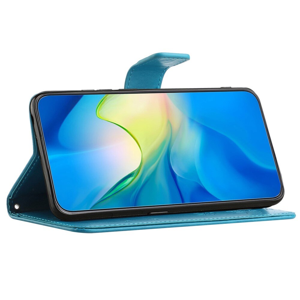  OnePlus 10T Handyhülle mit Schmetterlingsmuster, Blau