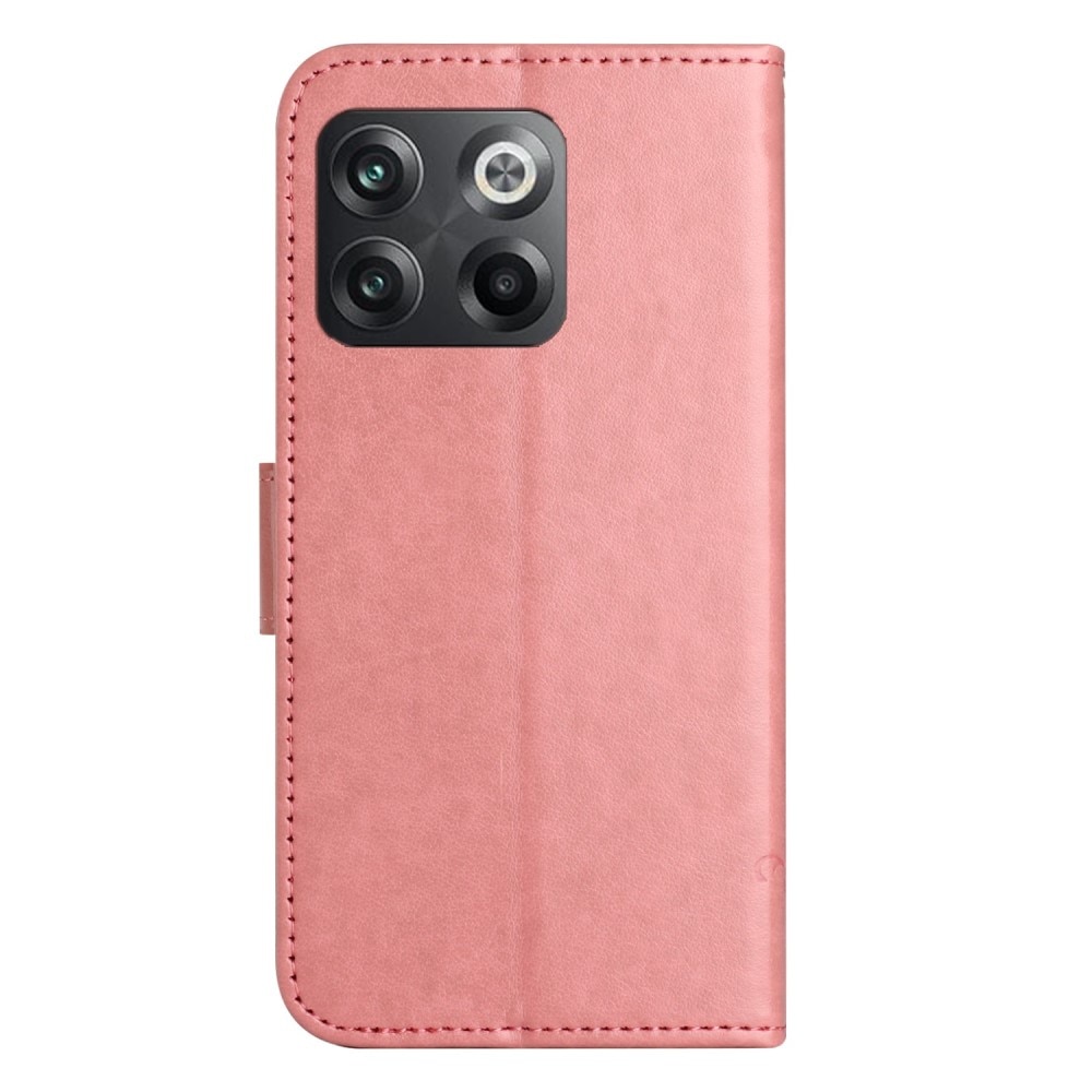 OnePlus 10T Handyhülle mit Schmetterlingsmuster, rosa
