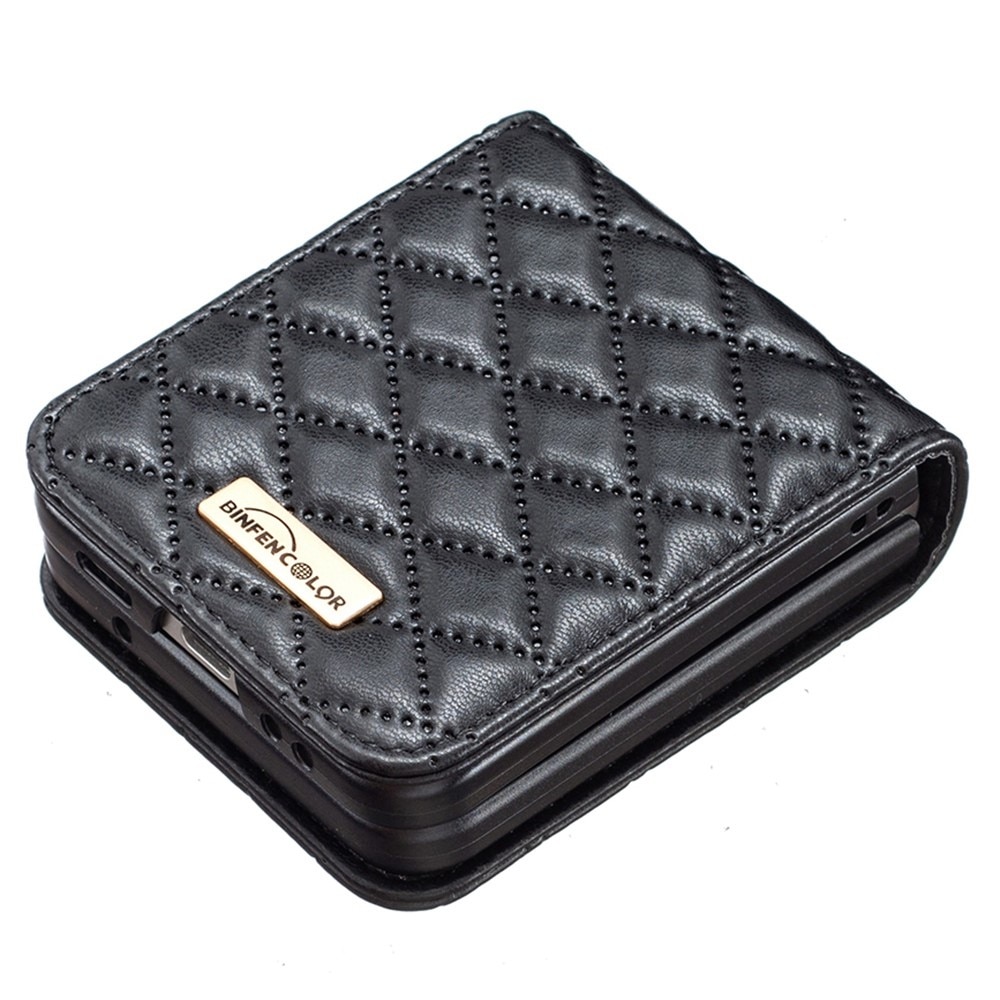 Samsung Galaxy Z Flip 4 Handytasche Quilted Schwarz