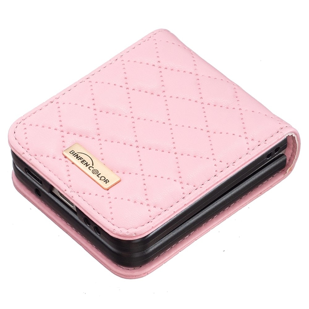 Samsung Galaxy Z Flip 4 Handytasche Quilted Rosa