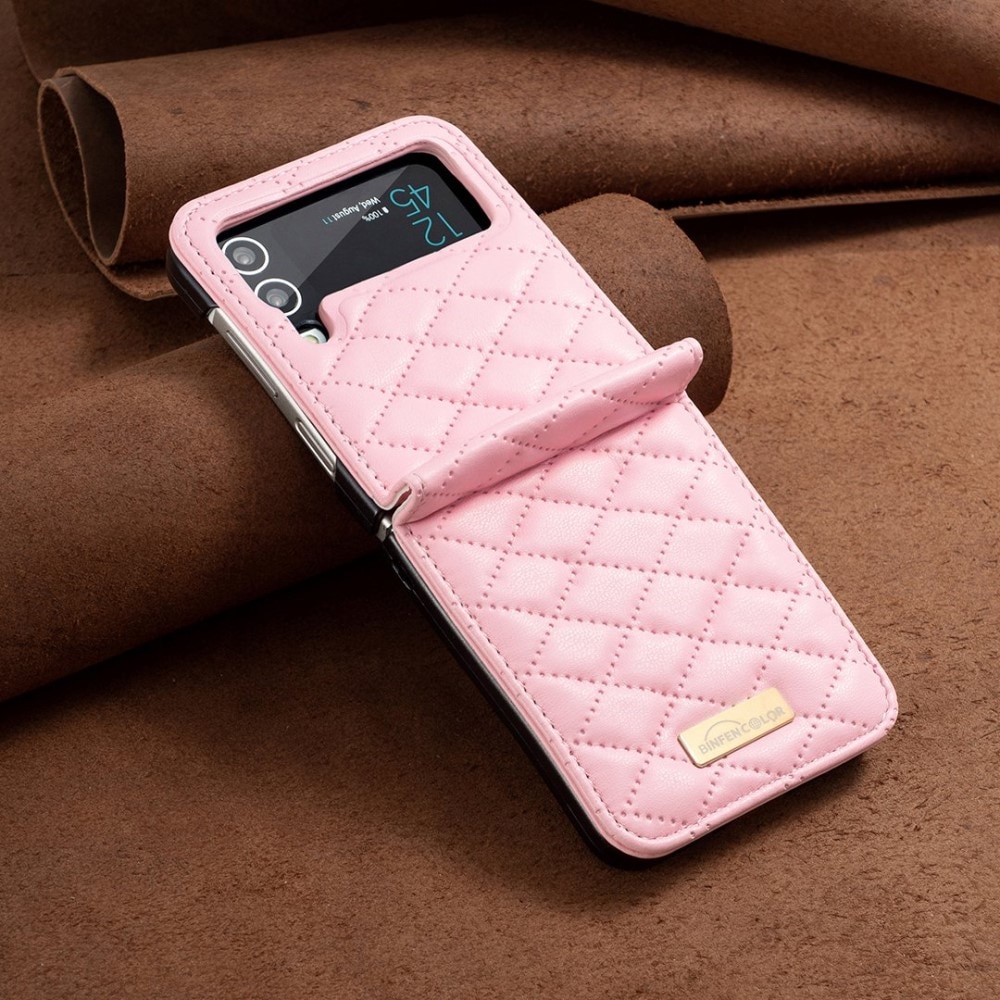 Samsung Galaxy Z Flip 4 Handytasche Quilted Rosa
