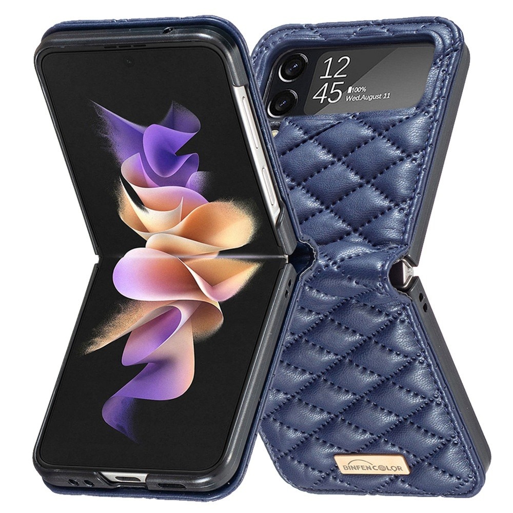 Samsung Galaxy Z Flip 4 Handytasche Quilted Blau