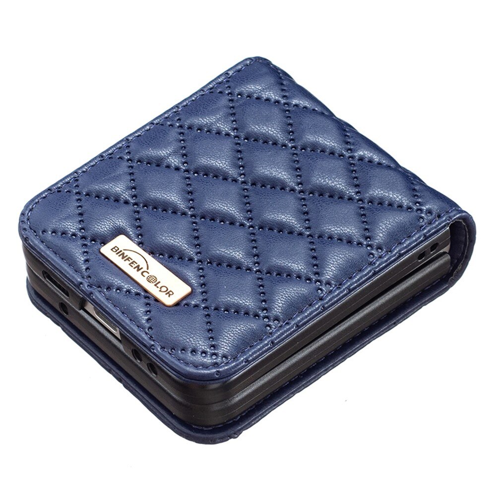 Samsung Galaxy Z Flip 4 Handytasche Quilted Blau