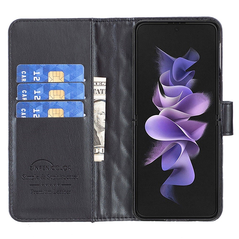 Samsung Galaxy Z Fold 4 Portemonnaie-Hülle Quilted Schwarz