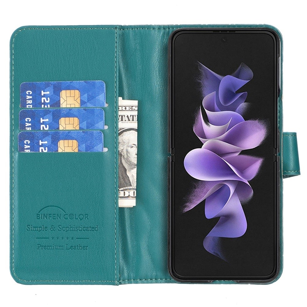 Samsung Galaxy Z Fold 4 Portemonnaie-Hülle Quilted Grün