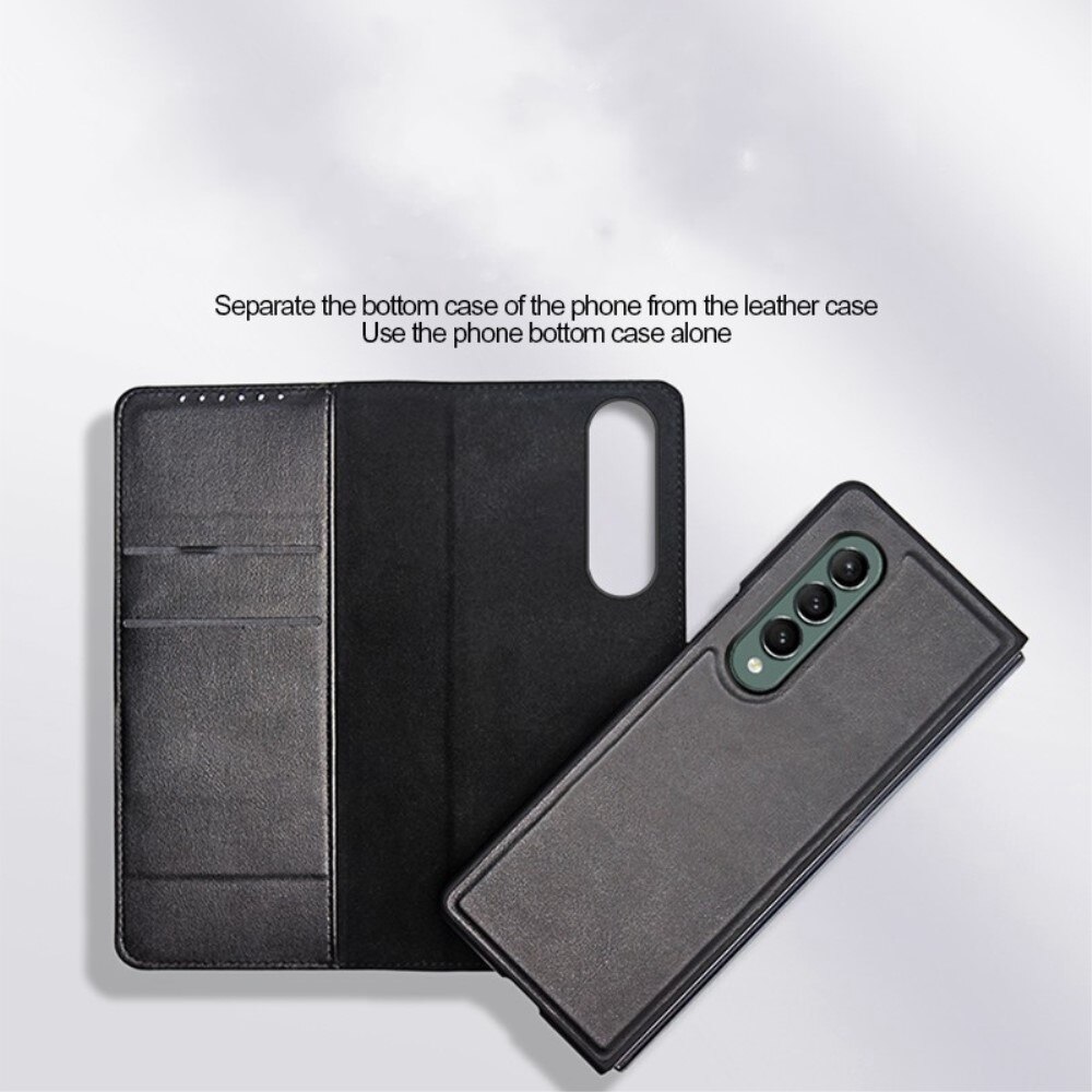 Samsung Galaxy Z Fold 4 Echtlederhülle Braun
