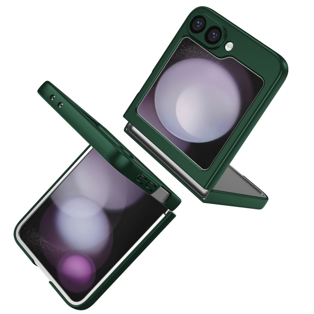 Samsung Galaxy Z Flip 6 Hülle Magnetische Ringhalter grün