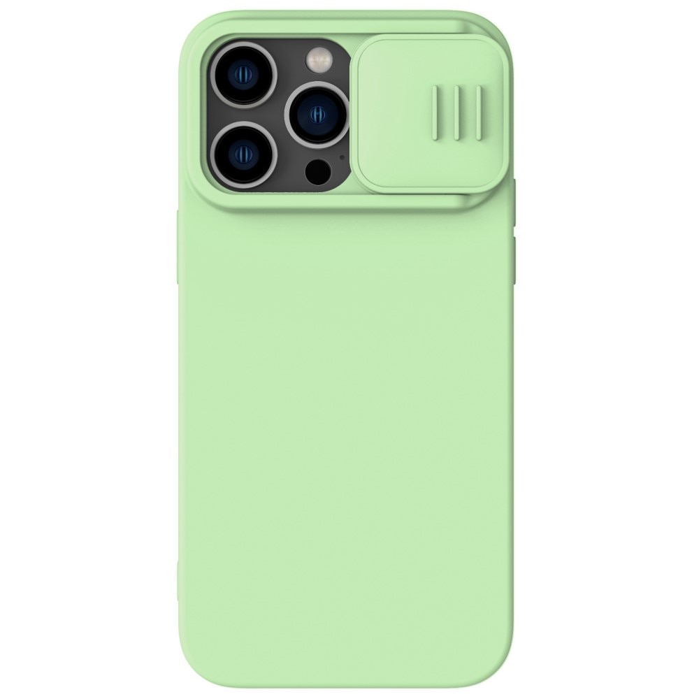 Soft CamShield Hülle iPhone 14 Pro hellgrün