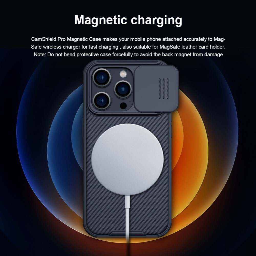 CamShield Magnetic Hülle iPhone 14 Pro Schwarz
