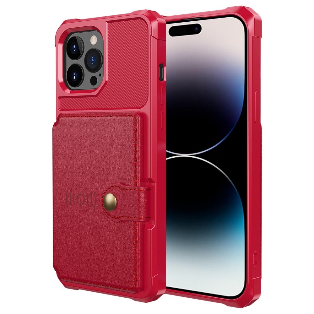 iPhone 14 Pro Tough Multi-slot Case Rot
