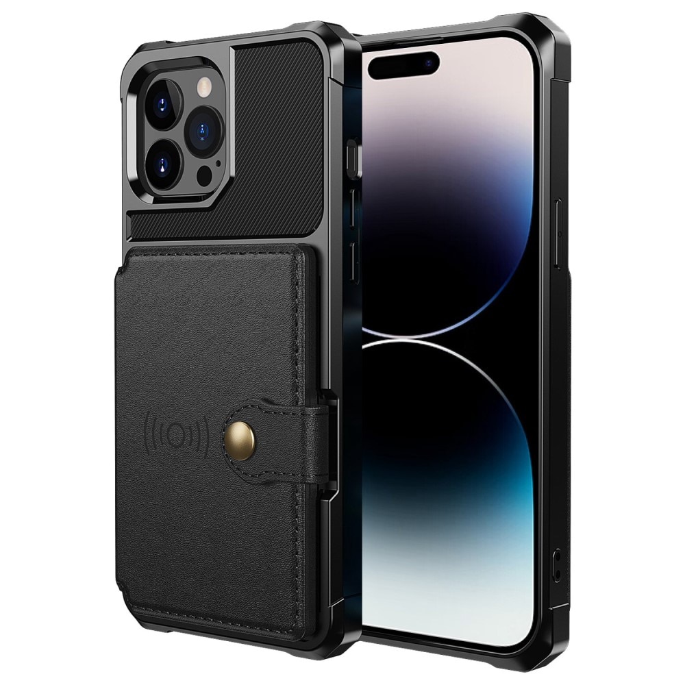 iPhone 14 Pro Max Tough Multi-slot Case Schwarz