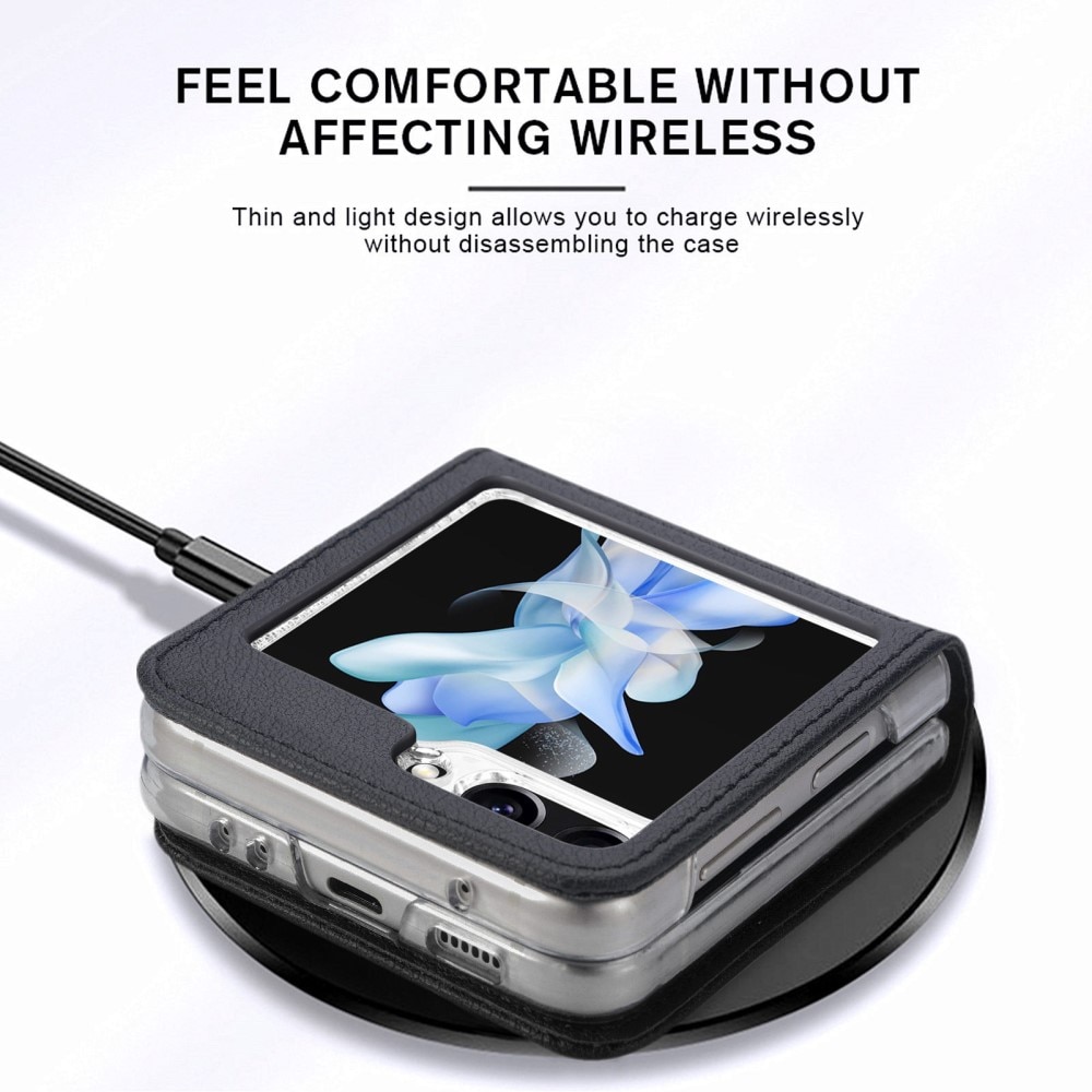 Slim Card Wallet Samsung Galaxy Z Flip 6 schwarz