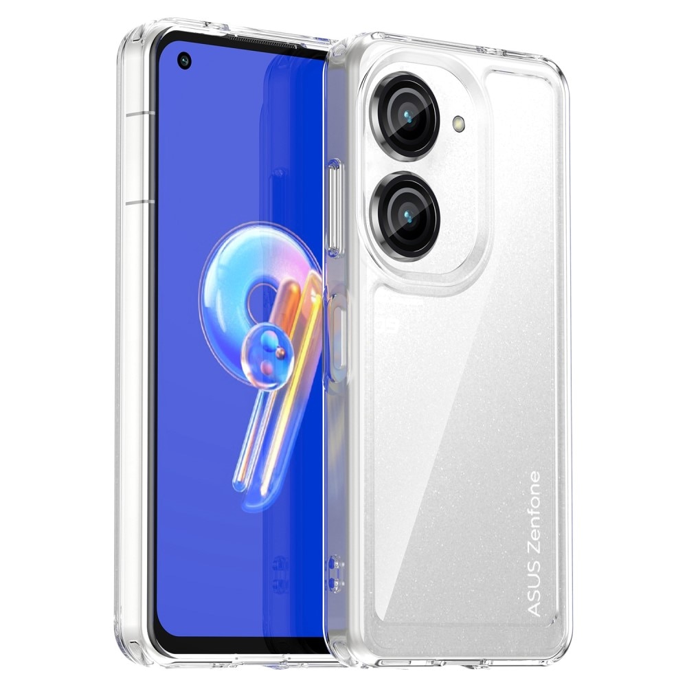 Asus Zenfone 9 hybride Handyhülle Crystal Hybrid, durchsichtig