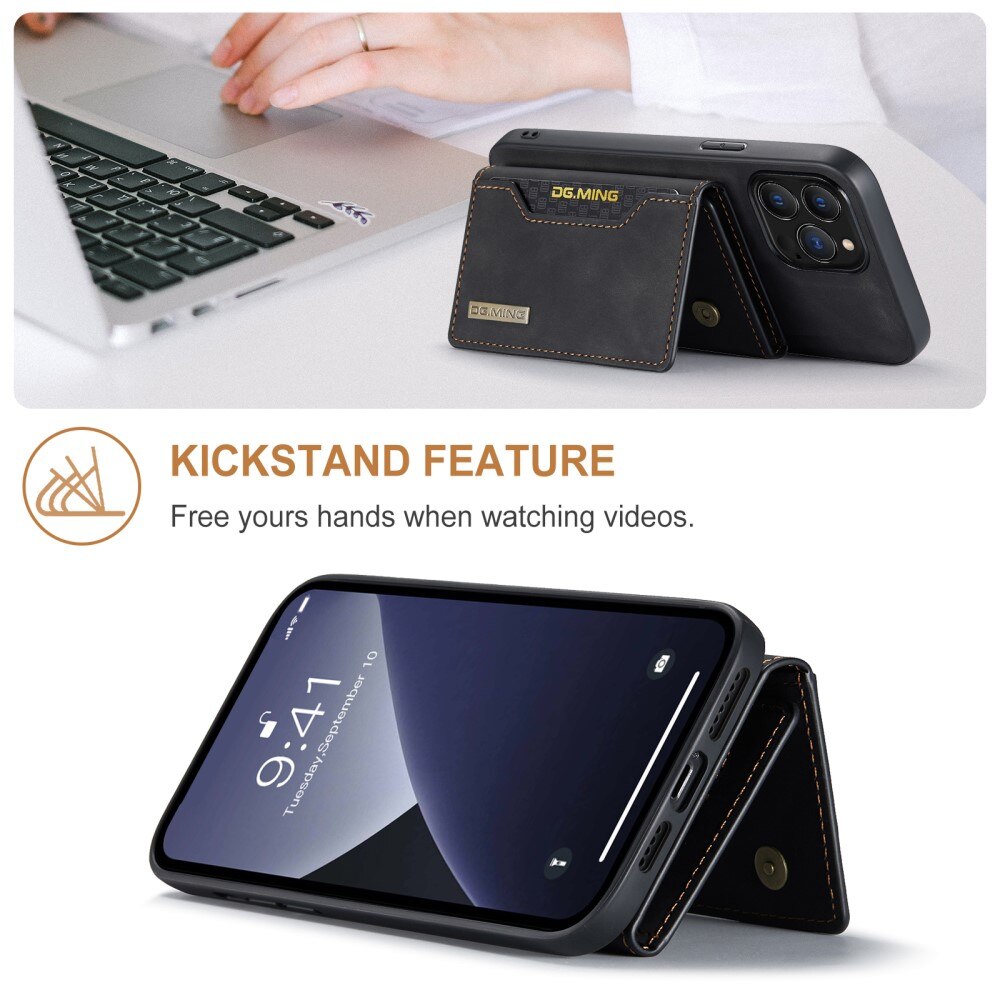 Magnetic Card Slot Case iPhone 16 Pro Max Schwarz