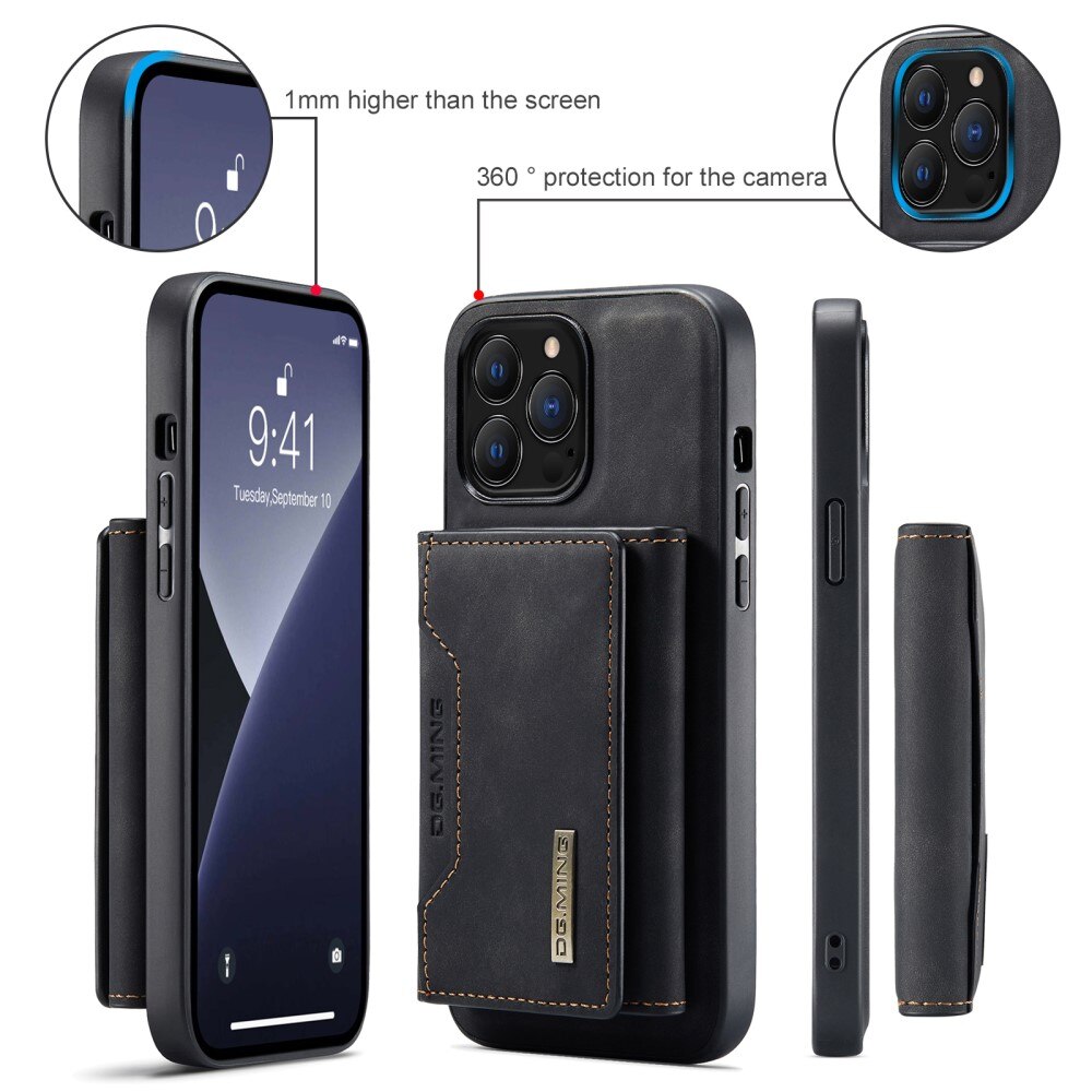 Magnetic Card Slot Case iPhone 16 Pro Max Schwarz