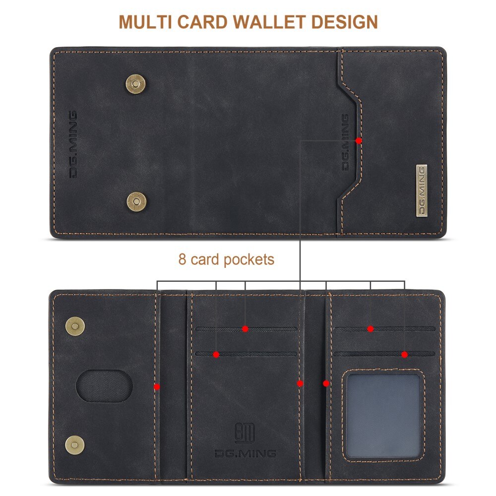 Magnetic Card Slot Case iPhone 16 Pro Max Schwarz