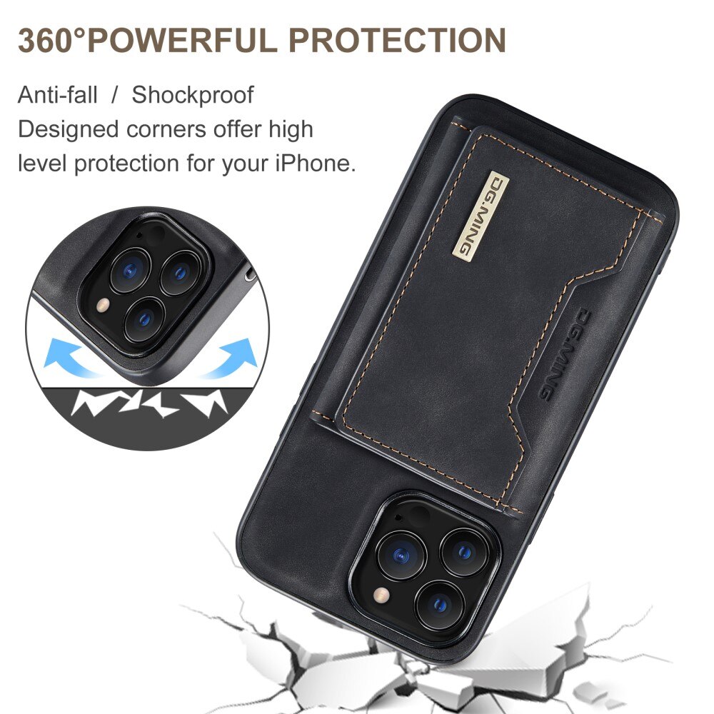 Magnetic Card Slot Case iPhone 16 Pro Max Schwarz