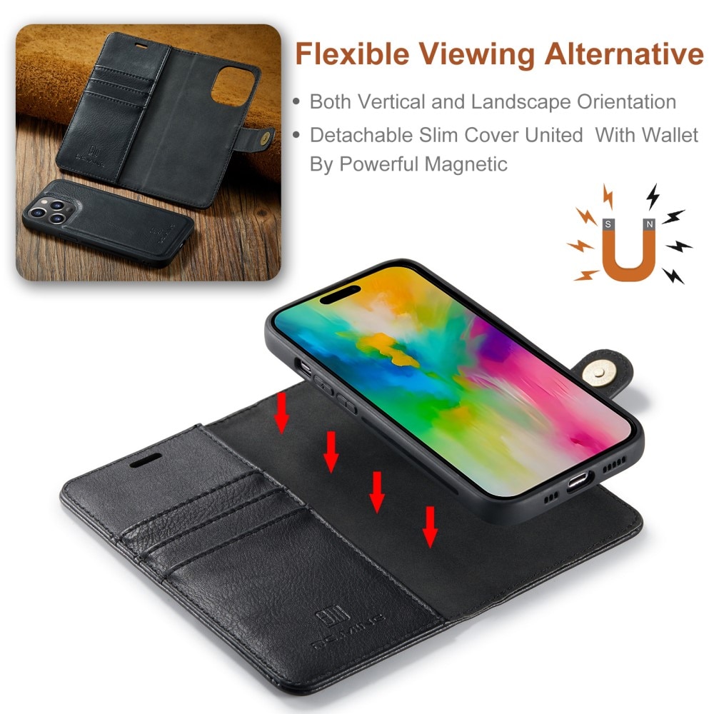 Handytasche Magnetische iPhone 16 Pro Black