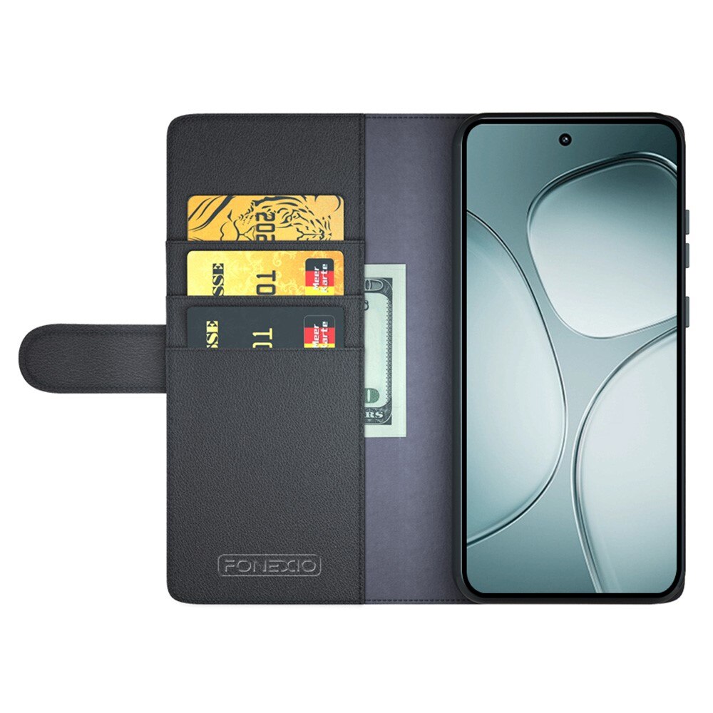 Xiaomi 14T Echtlederhülle Schwarz