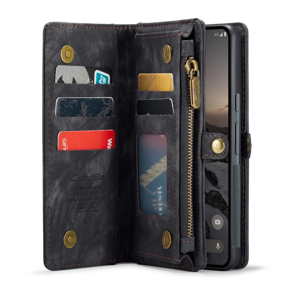 Multi-slot Portemonnaie-Hülle Google Pixel 9 Pro XL Grau