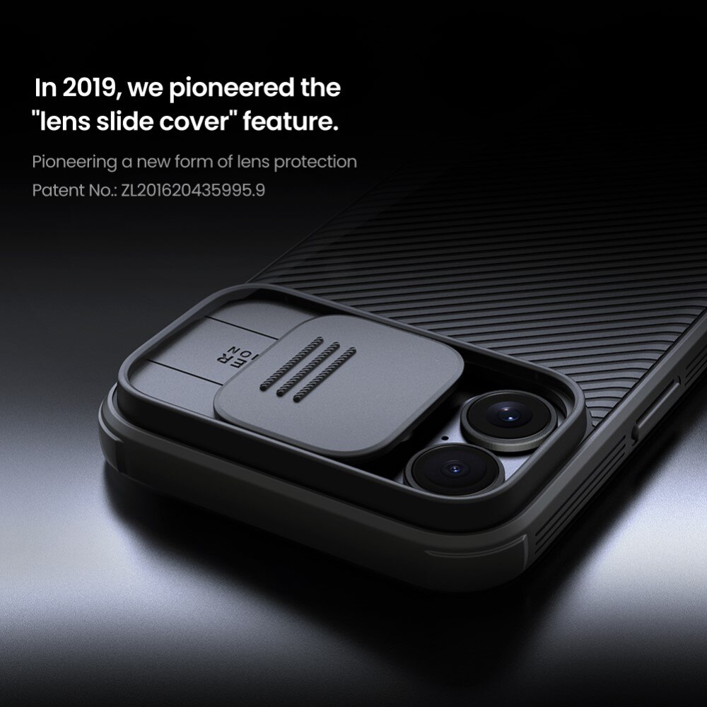 CamShield Hülle iPhone 16 Schwarz