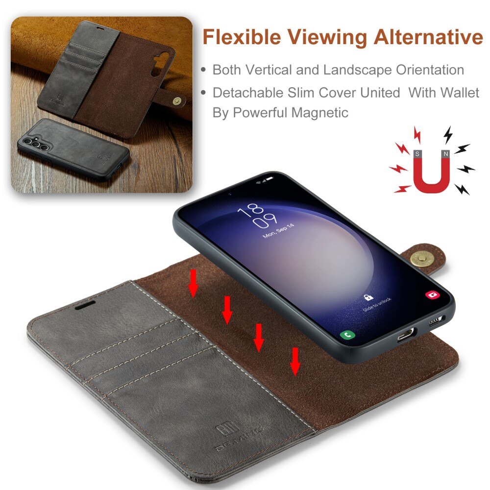 Handytasche Magnetische Samsung Galaxy S24 FE Brown
