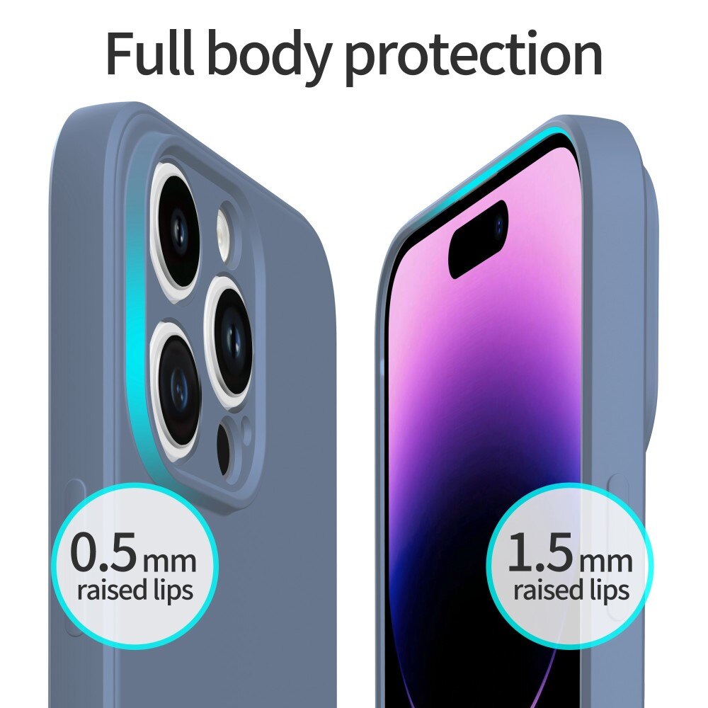 Soft TPU Case iPhone 14 Pro Blau