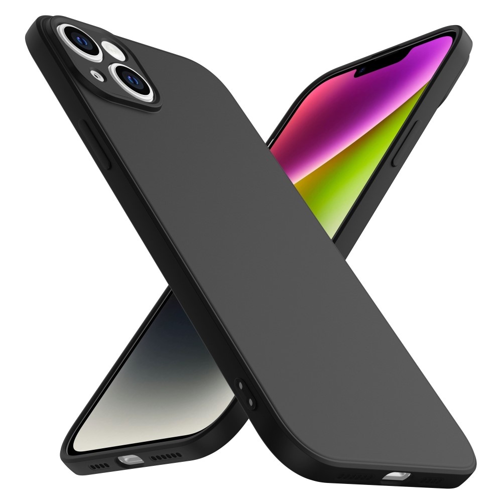 Soft TPU Case iPhone 14 Plus Schwarz