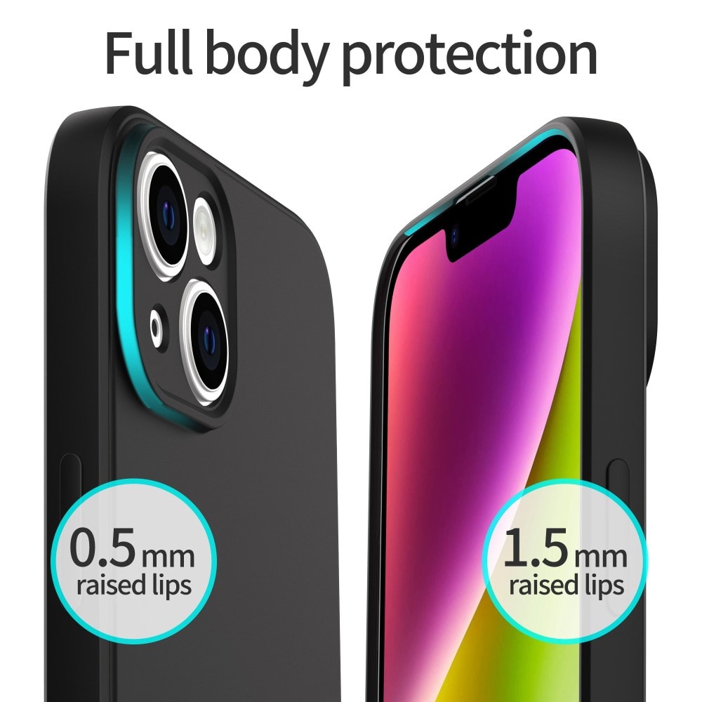 Soft TPU Case iPhone 14 Plus Schwarz