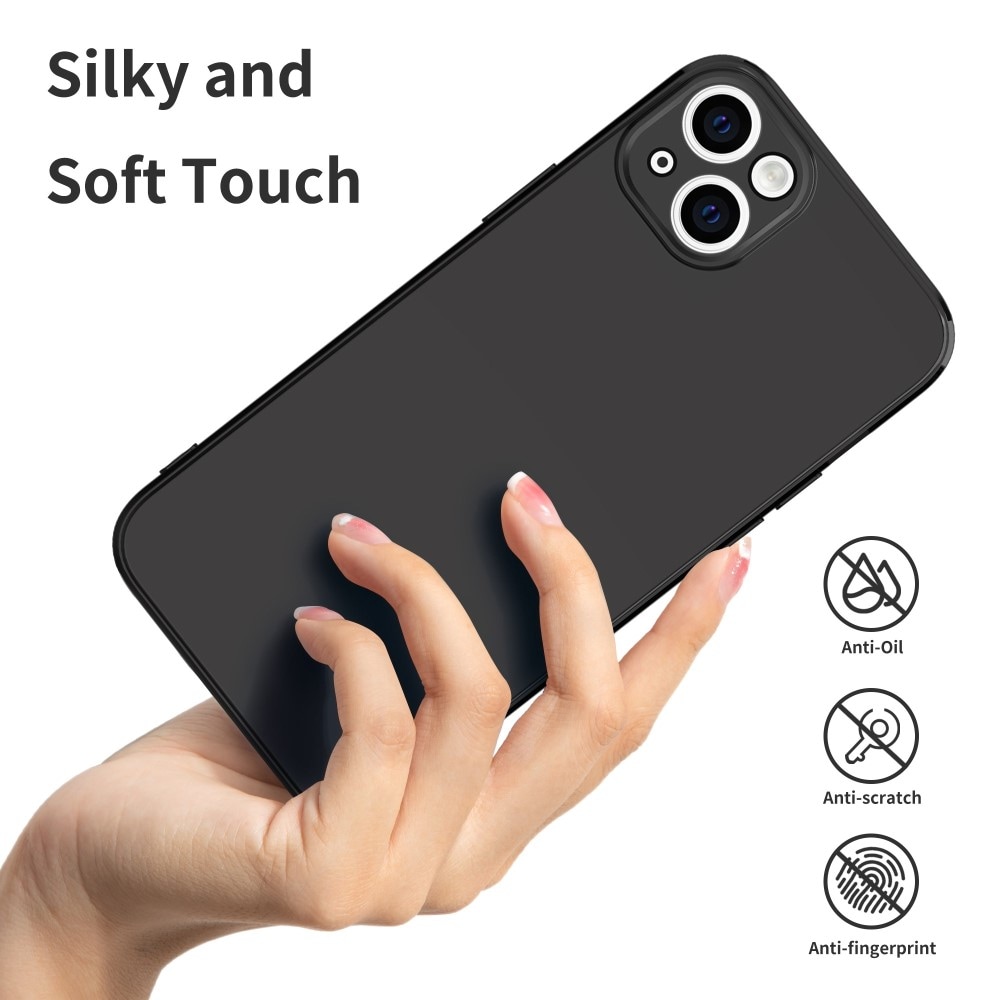 Soft TPU Case iPhone 14 Plus Schwarz