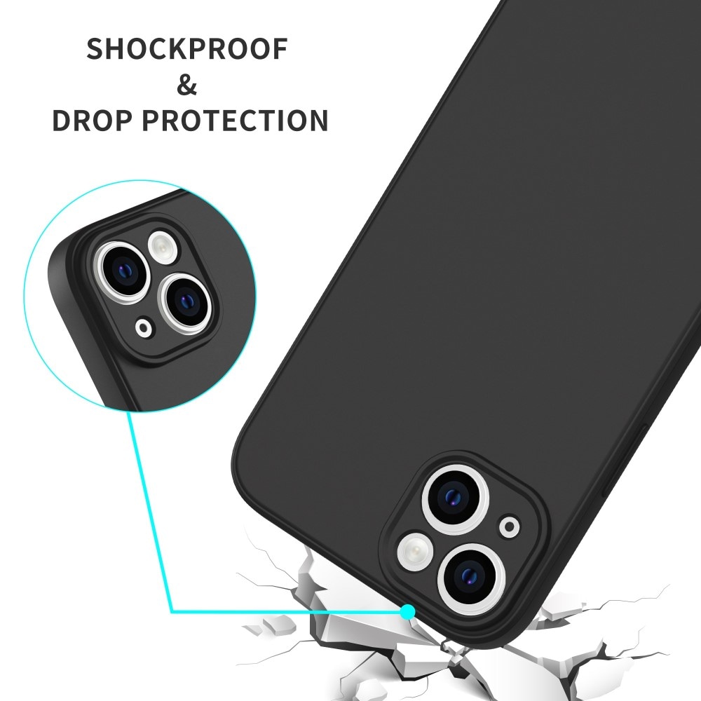 Soft TPU Case iPhone 14 Plus Schwarz
