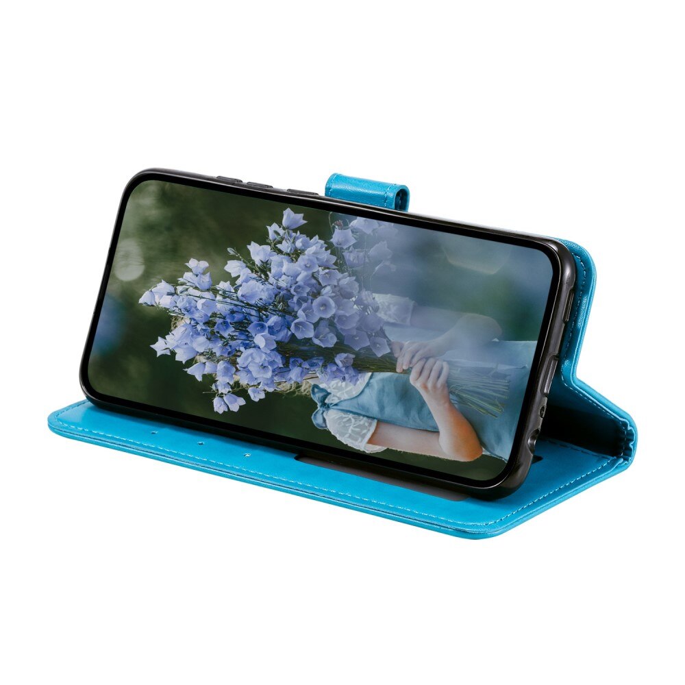 Huawei Mate 50 Pro Handytasche Mandala Blau