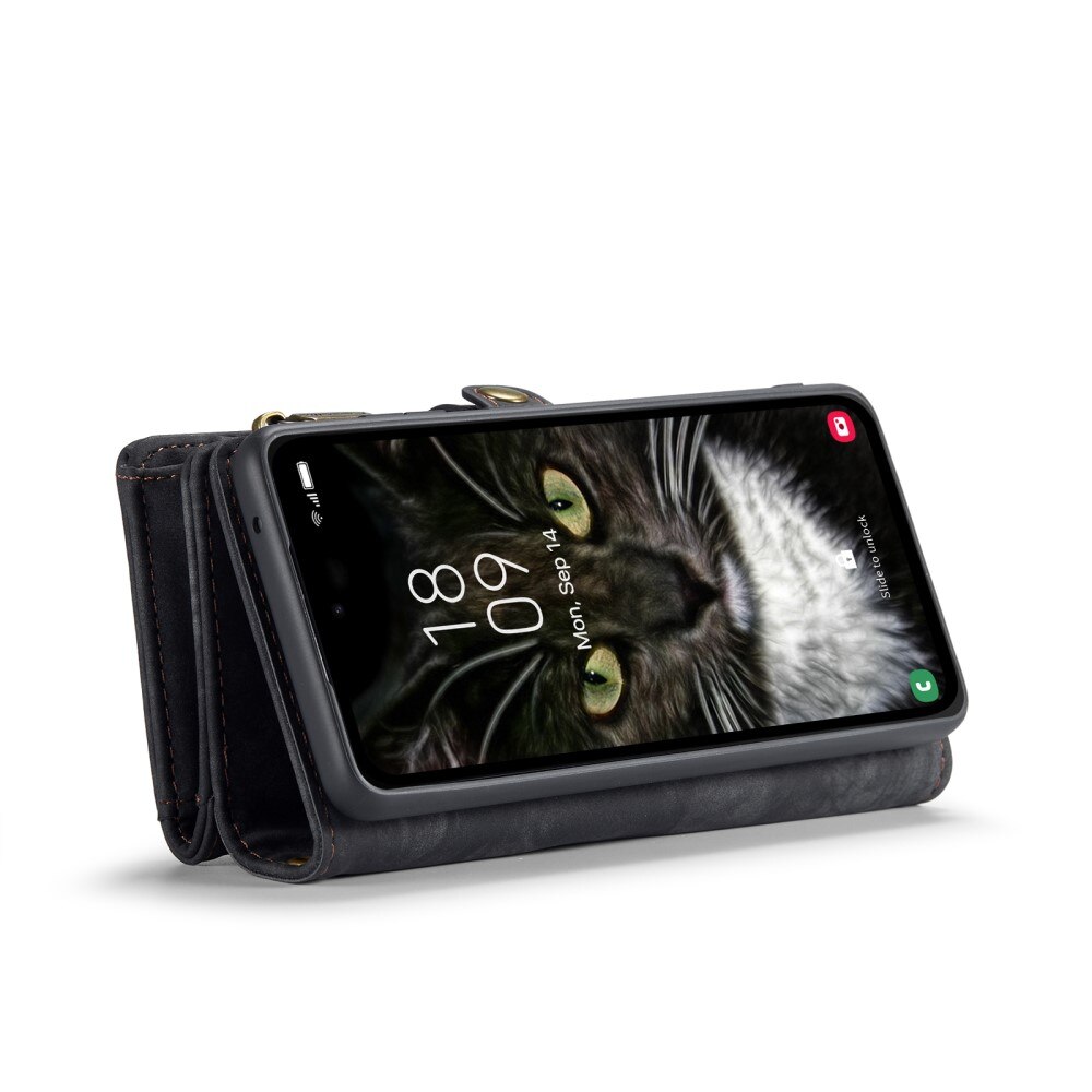 Multi-slot Portemonnaie-Hülle Samsung Galaxy A36 Grau