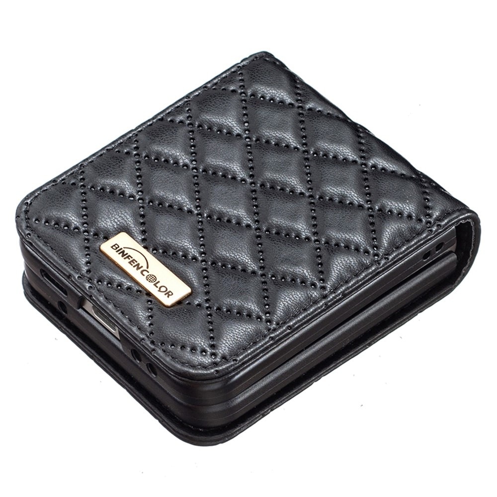 Samsung Galaxy Z Flip 3 Handytasche Quilted Schwarz