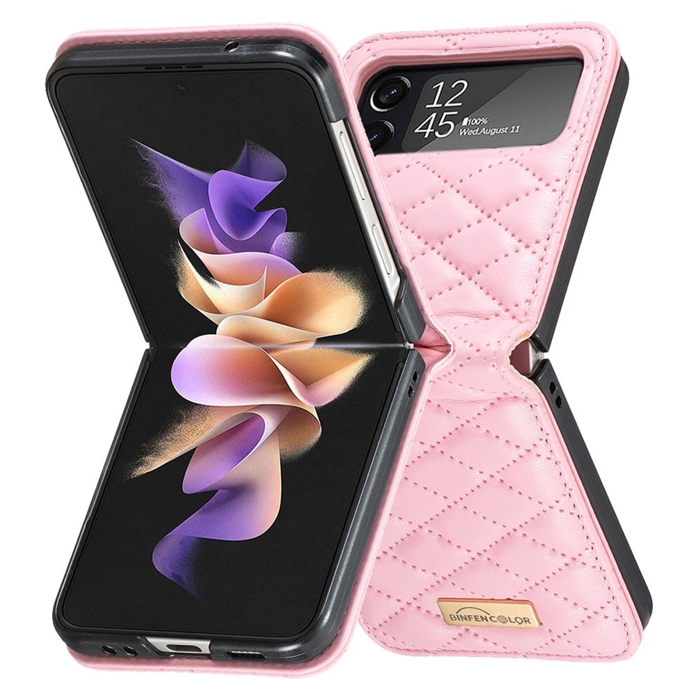 Samsung Galaxy Z Flip 3 Handytasche Quilted Rosa
