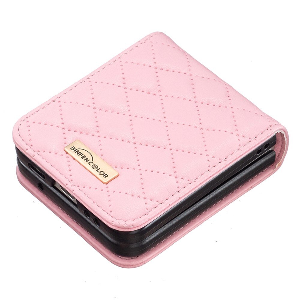 Samsung Galaxy Z Flip 3 Handytasche Quilted Rosa