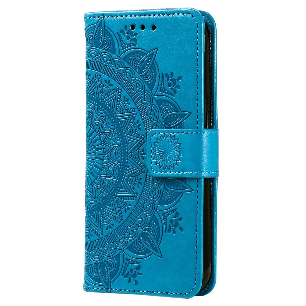 Xiaomi 12T/12T Pro Handytasche Mandala Blau