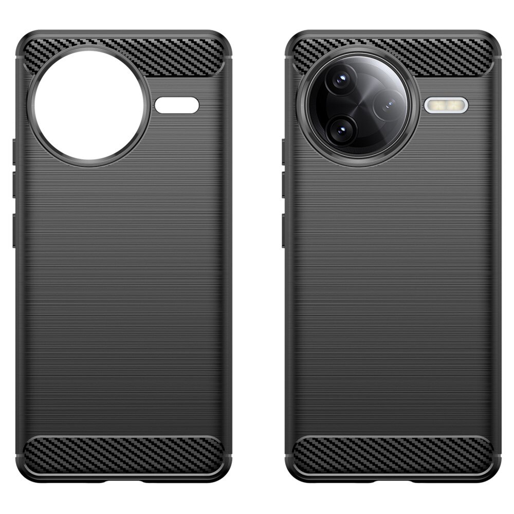 Xiaomi Poco F7 Ultra Hülle TPU Brushed Schwarz