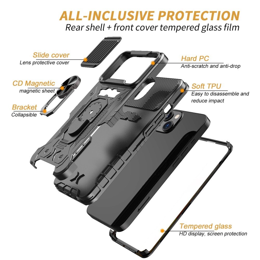 Tactical Full Protection Case iPhone 14 Plus Black