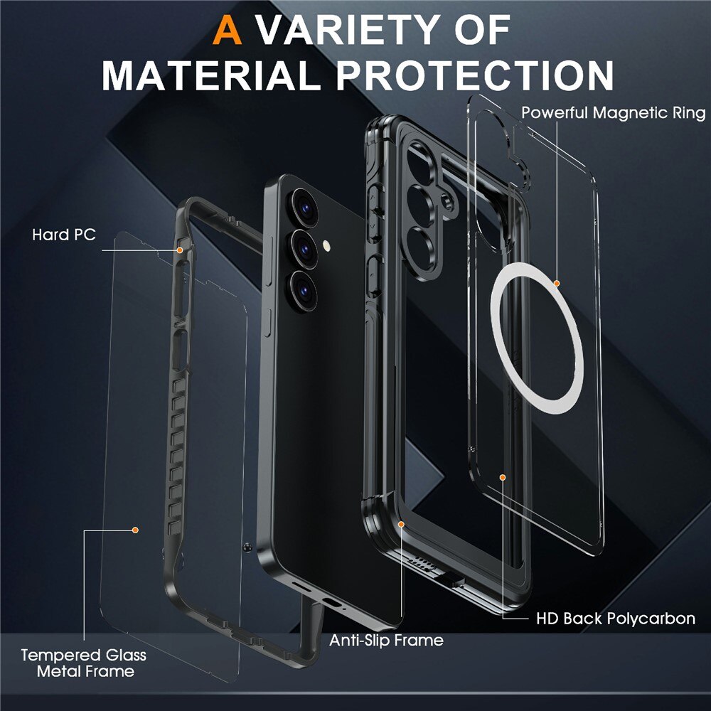 Samsung Galaxy S25 Plus Premium Full Protection Case Black