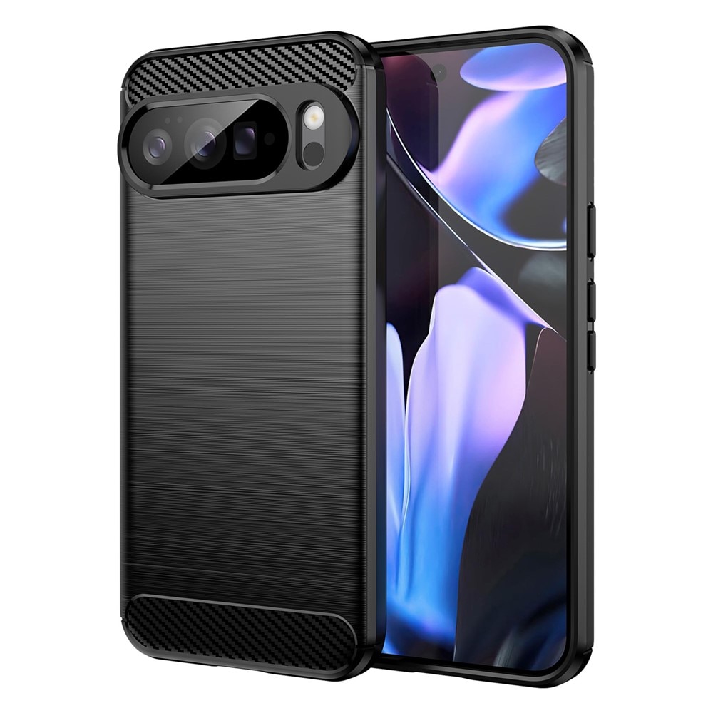 Google Pixel 10 Pro XL Hülle TPU Brushed Schwarz