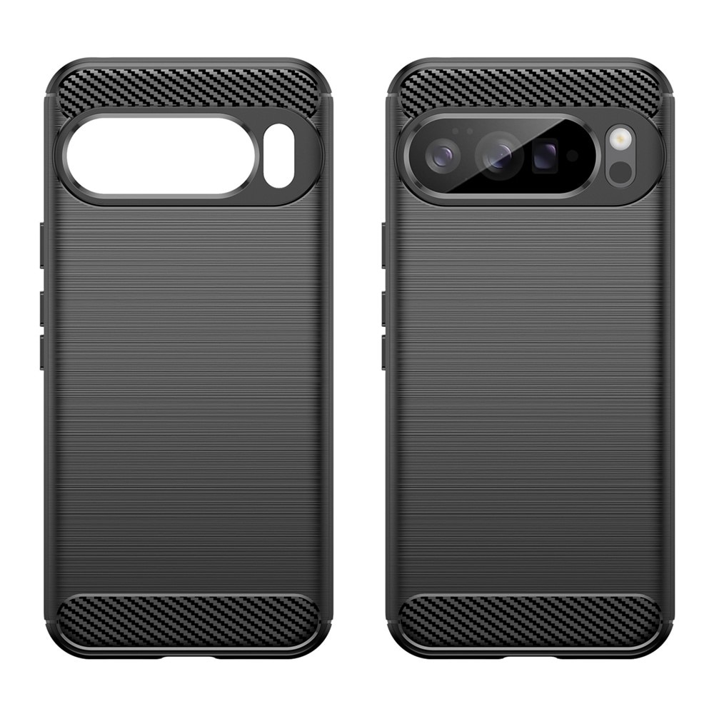 Google Pixel 10 Pro XL Hülle TPU Brushed Schwarz